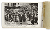 A HAJJ SOUVENIR ALBUM OF BLACK AND WHITE PRINTED PHOTO CARDS, CIRCA 1950