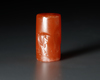 A GRECO PERSIAN AGATE CYLINDER SEAL WITH A MAN AND WINGED BULL, CIRCA 520-440 B.C.