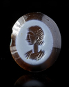 A NICOLO INTAGLIO WITH THE PORTRAIT OF A YOUNG MAN, 4TH CENTURY AD