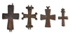 A GROUP OF BYZANTINE PENDANT CROSSES, CIRCA 8TH-12TH CENTURY AD