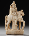 A ROMAN IMPERIAL STATUETTE OF THE GOD MAN ON HORSEBACK, CIRCA 2ND-3RD CENTURY A.D.