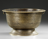 A LARGE GILT BRONZE BOWL, 19TH CENTURY