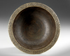 A LARGE GILT BRONZE BOWL, 19TH CENTURY