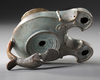 A ROMAN BRONZE OIL LAMP WITH DUCK HEAD, CIRCA 1ST-2ND CENTURY A.D.