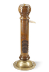 AN EXCEPTIONALLY RARE AND MONUMENTAL OTTOMAN SUNDIAL SENT AS GIFT TO MEDINA, PROBABLY BY SULTAN ABDULHAMID II