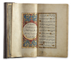 DALA'IL AL-KHAYRAT BY MUHAMMAD BIN SULAYMAN AL-JAZULI (D. 1465 AD), SIGNED MEHMED LATIF, OTTOMAN TURKEY, DATED  1245 AH/1829 AD