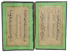 AN OTTOMAN CALLIGRAPHIC ALBUM (MURAQQA) SIGNED BY MEHMED ABDULAZIZ KNOWN AS HATTAT AZIZ EFENDI, TURKEY, DATED  1332 AH/1913 AD