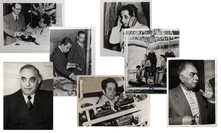 SEVEN OLD PHOTOGRAPHS OF FAISAL I  KING OF IRAQ, DATED 1952