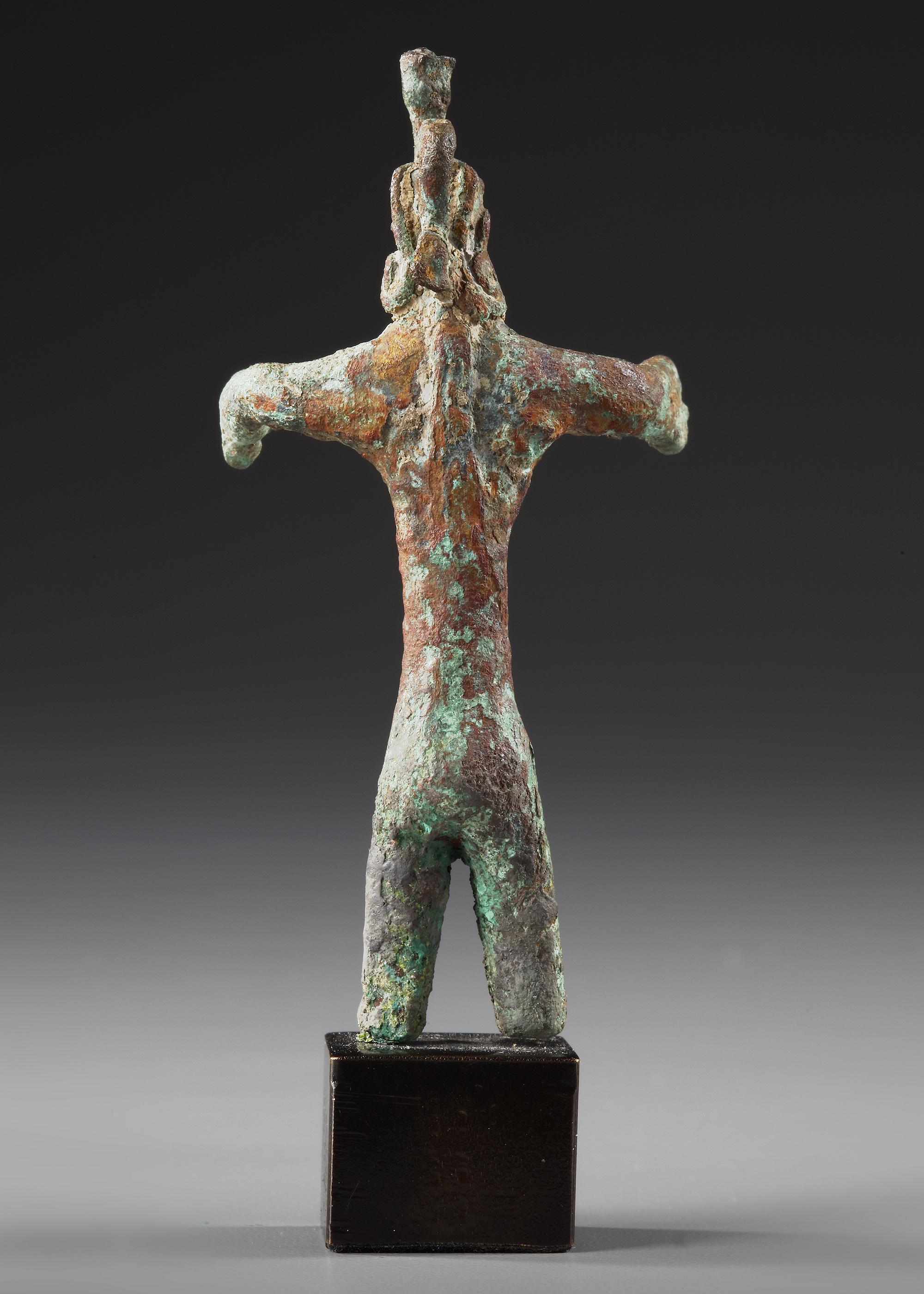 A Canaanite Bronze Female Figure Circa Early 2nd Millenium Bc