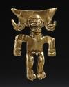 A PRE COLOMBIAN GOLD FIGURE, CIRCA 800-1200 A.D