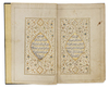 AN ILLUMINATED QAJAR QURAN BY JA'FAR AL-NARDI, DATED 1240 AH/1824 AD