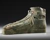 A ROMAN BRONZE SANDALED FOOT, CIRCA 2ND CENTURY A.D.