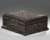 A CHINESE LACQUER AND WOODEN BOX, MING DYNASTY (1368-1644)