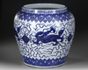 A LARGE CHINESE POT, JIAJING PERIOD, MING DYNASTY (1368-1644) OR LATER