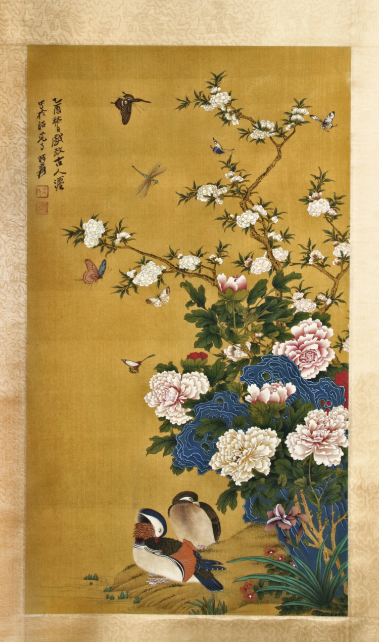 A CHINESE PAINTING SCROLL, 20TH CENTURY