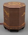 A JAPANESE OCTAGONAL HOKAI BOX, MEIJI PERIOD  (1868-1912)