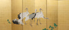 A LARGE JAPANESE SIX-PANEL BYÔBU 屏風 (ROOM DIVIDER) BY GANRYÔ 岸良 (1798-1852)