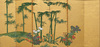 A JAPANESE MID SIZE SIZED BYOBU, EDO PERIOD (1600-1868)