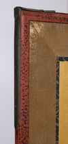 A JAPANESE FLORAL SIX PANEL SCREEN, MEIJI PERIOD (1868-1912)
