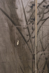 A JAPANESE TWO-PANEL SILVER LEAF ROOM DIVIDER 屏風 (BYÔBU) BY WAKASA SEIKYÔ (BUTSUGAI) (1887-1957)