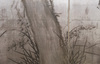 A JAPANESE TWO-PANEL SILVER LEAF ROOM DIVIDER 屏風 (BYÔBU) BY WAKASA SEIKYÔ (BUTSUGAI) (1887-1957)