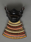 A JAPANESE BLACK LACQUER SUIT-OF-ARMOUR (YOROI) 鎧 WITH DRAGON CREST, SHÕWA PERIOD (1926-1989)