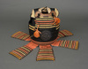 A JAPANESE BLACK LACQUER SUIT-OF-ARMOUR (YOROI) 鎧 WITH DRAGON CREST, SHÕWA PERIOD (1926-1989)