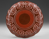 A CHINESE LACQUER CINNABAR DISH, MING DYNASTY (1368-1644 AD)