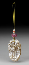 A CHINESE MOTHER-OF-PEARL PLAQUE, QING DYNASTY (1644-1912)