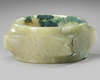 A CHINESE CELADON JADE ARCHAISTIC CONG, MING DYNASTY (1368-1644)