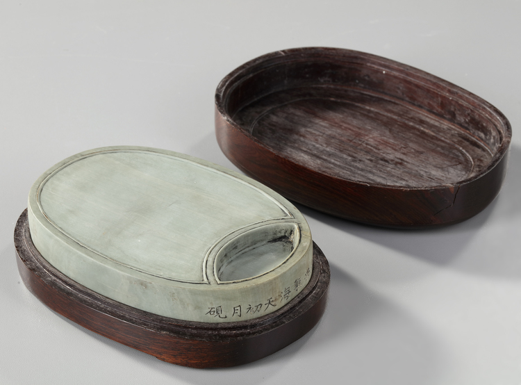 A CHINESE INKSTONE, 19TH CENTURY
