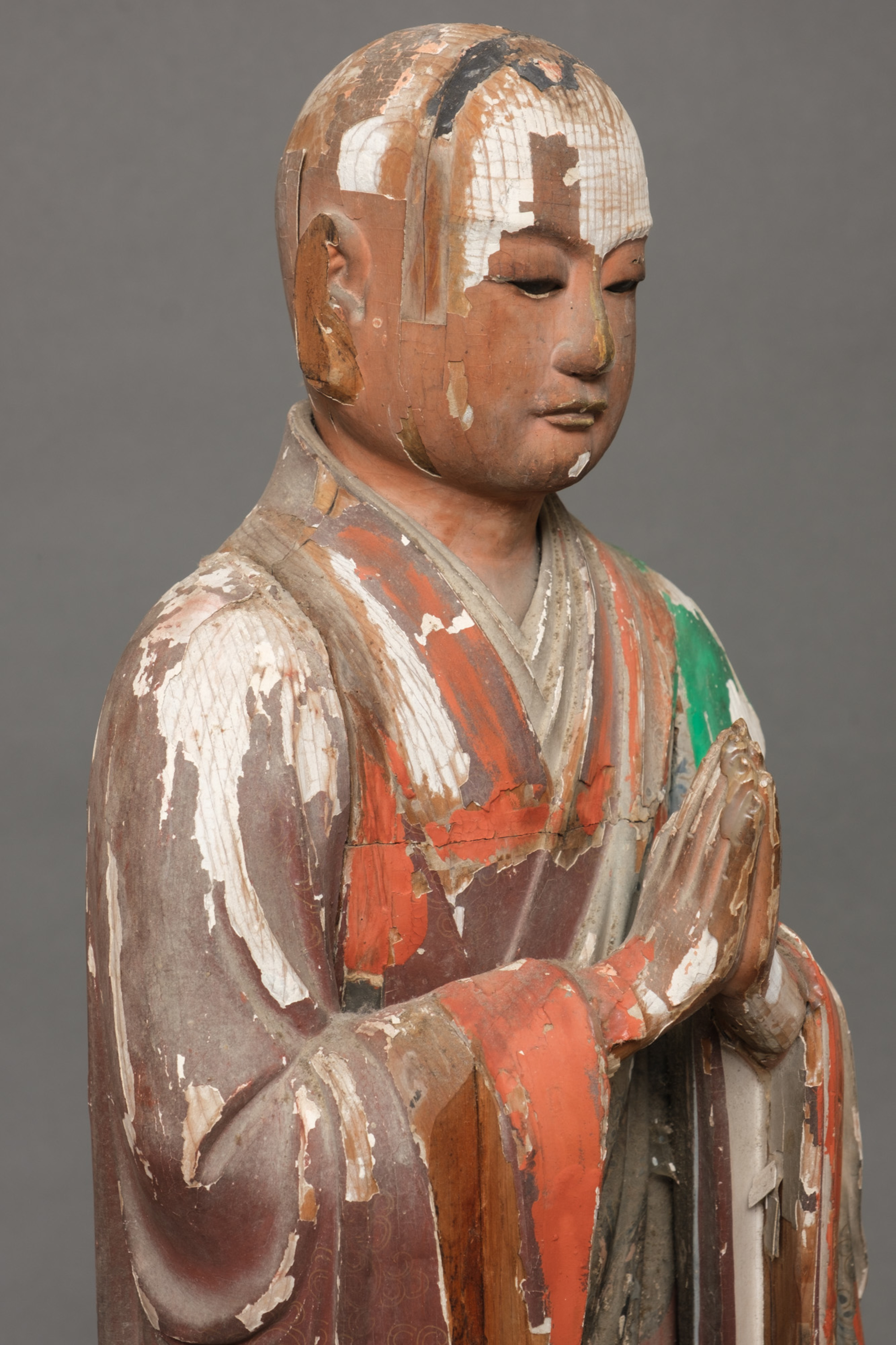 A JAPANESE SCULPTURE OF JIZÔ BOSATSU 地蔵菩薩, EDO PERIOD