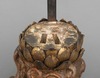 A JAPANESE GILDED WOODEN BUDDHA AMIDA, EDO PERIOD (1600-1868)