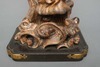 A JAPANESE GILDED WOODEN BUDDHA AMIDA, EDO PERIOD (1600-1868)