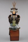 A JAPANESE BLACK LACQUERED SUIT-OF-ARMOUR, LATE EDO PERIOD