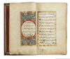 DALA'IL AL-KHAYRAT BY MUHAMMAD BIN SULAYMAN AL-JAZULI (D. 1465 AD), SIGNED MEHMED LATIF, OTTOMAN TURKEY, DATED  1245 AH/1829 AD