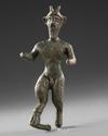 A LATE ROMAN BRONZE FIGURE OF PAN, CIRCA 4TH-5TH CENTURY A.D.