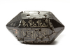 A BLACK CORAL CARVED PENDANT, 12TH CENTURY