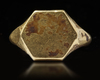 A GOLD RING, 14TH CENTURY