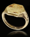A GOLD RING, 14TH CENTURY