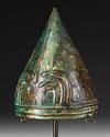 AN URARTIAN BRONZE HELMET, CIRCA 9TH-7TH CENTURY B.C.