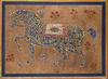 THE THRONE VERSE (AYAT AL-KURSI) IN THE FORM OF A CALLIGRAPHIC HORSE, INDIA, DECCAN, BIJAPUR, 19TH CENTURY
