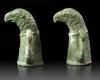 A PAIR OF ROMAN BRONZE CHARIOT OR CARPENTUM FITTINGS, 2/3 CENTURY A.D.