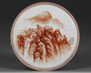 THREE CHINESE COPPER RED PLAQUES,  REPUBLIC PERIOD
