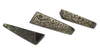 THREE JADE TALISMANIC PENDANTS
