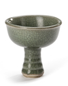 A CHINESE GUAN-TYPE CELADON STEM CUP, YUAN DYNASTY (1271-1368)