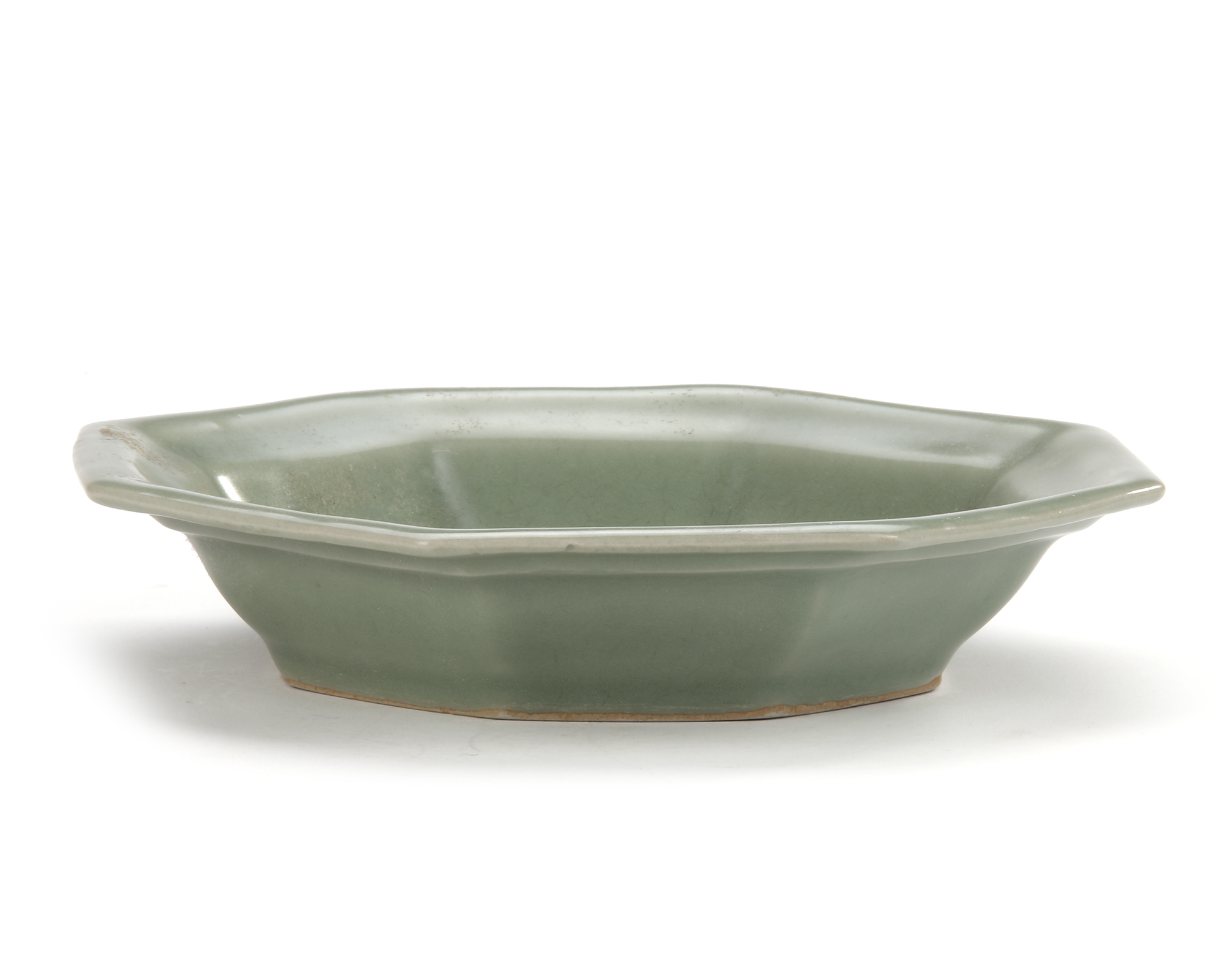 A CHINESE LONGQUAN DISH, YUAN DYNASTY (1271-1368)