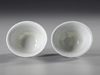 A PAIR OF CHINESE BLANC DE CHINE WINE CUPS, 18TH CENTURY
