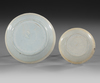TWO CHINESE YINGQING GLAZED DISHES, SOUTHERN SONG (1127-1279 AD)