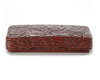 A CHINESE CARVED CINNABAR LACQUER BOX AND COVER